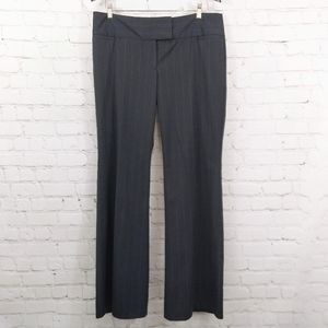 Express Design Studio gray striped editor pants